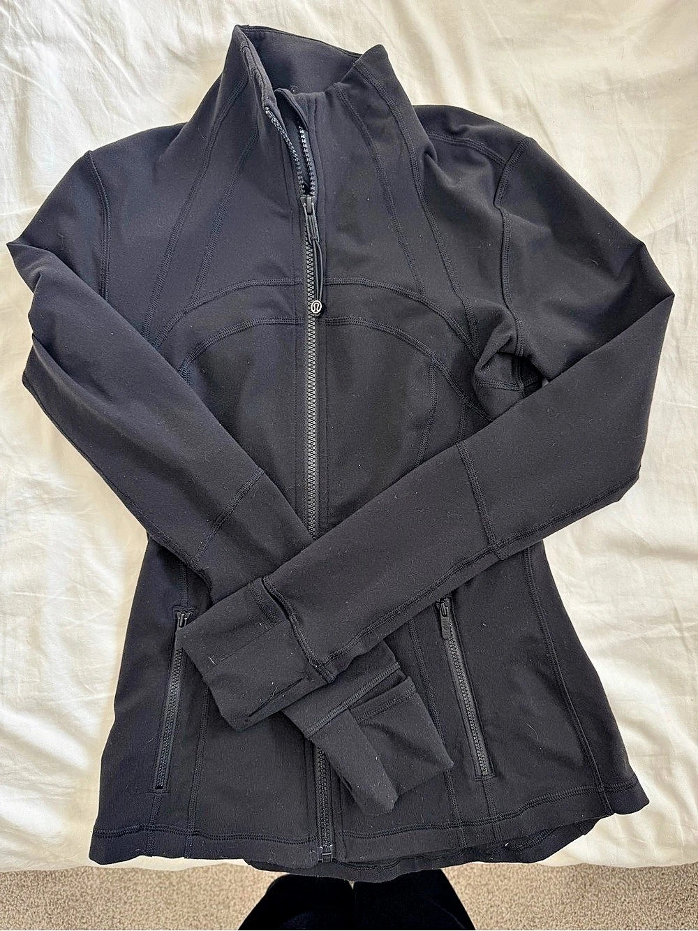 lululemon Define Jacket *Luon Black Full-Zip Size 4